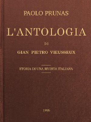 [Gutenberg 46663] • L'Antologia di Gian Pietro Vieusseux